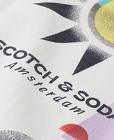 Scotch & Soda Men's Front and Back Artwork T-Shirt