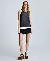 Kenneth Cole Women's Double-Layer Tank