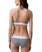 Calvin Klein Women's Modern Cotton Lightly Lined Triangle Bralette QF5650