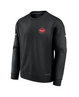 Fanatics Men's Black Canada 2025 4 Nations Face-Off Authentic Pro Fleece Pullover Sweatshirt