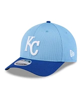 New Era Men's Light Blue/Royal Kansas City Royals 2025 Spring Training 9FORTY Adjustable Hat