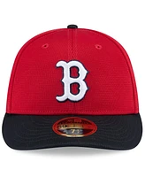 New Era Men's Red/Navy Boston Red Sox 2025 Spring Training Low Profile 59FIFTY Fitted Hat