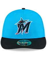 New Era Men's Blue/Black Miami Marlins 2025 Spring Training Low Profile 59FIFTY Fitted Hat