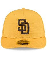 New Era Men's Gold San Diego Padres 2025 Spring Training Low Profile 59FIFTY Fitted Hat