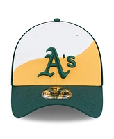 New Era Men's Gold/Dark Green Athletics 2025 Spring Training 39THIRTY Flex Hat