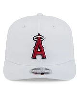 New Era Men's White Los Angeles Angels 2025 Spring Training 9SEVENTY Coolera Stretch-snap Hat