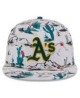 New Era Men's White Athletics 2025 Spring Training 9FIFTY Snapback Hat