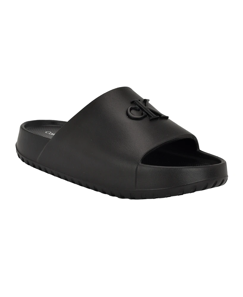 Calvin Klein Women's Nanzey Logo Pool Slide Sandals