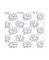 Hudson Baby Cotton Poly Flannel Receiving Blankets Bundle, Neutral Safari, One Size