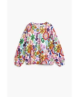 Desigual Girls Girls's Hippie print sweatshirt