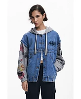 Desigual Women's Mickey Mouse denim jacket