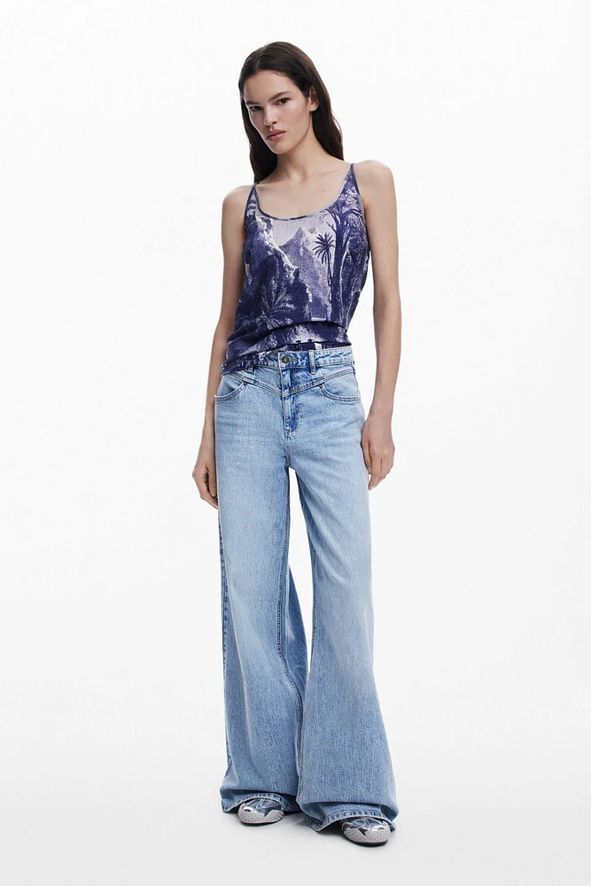 Desigual Women's T-shirt designed by Mr. Christian Lacroix