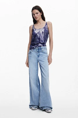 Desigual Women's T-shirt designed by Mr. Christian Lacroix