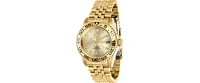 Invicta Women's 37165 Pro Diver Quartz 3 Hand Gold Dial Watch