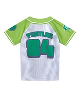 Teenage Mutant Ninja Turtles Mesh Baseball Jersey Button Down Dress Shirt