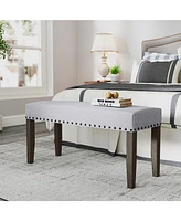 Upholstered Entryway Bench End of Bed Bench