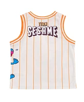 Sesame Street Baby Boys Mesh Jersey Athletic Tank Top and Basketball Shorts Outfit Set