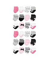 Little Treasure Baby Cotton Rich Terry Socks 24-Pack, Lady, 0-6 Months