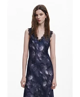 Desigual Women's Collina Strada satin floral dress