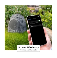 Wireless Outdoor Rechargeable Stereo Rock Speakers Pair