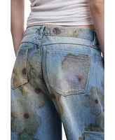 Desigual Women's Jeans Wide Leg Collina Strada