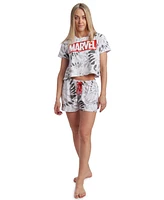 Avengers Girls Marvel Guardians of the Galaxy Pullover Pajama Shirt and Shorts Sleep Set