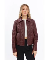 Furniq Uk Women's Leather Jacket