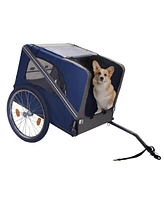 Dog Bike Trailer, Bicycle Carrier for Medium and Small Sized Dogs