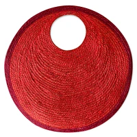 Solo Tomato Large Jute Bag In Red