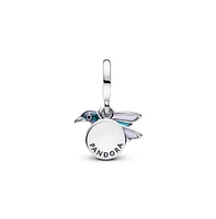 Pandora Sterling Silver Hummingbird Double Dangle Charm