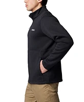 Columbia Men's Alto Pass Textured Knit Sweater Fleece Zip-Front Jacket