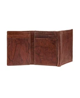 Dockers Men's Rfid Crunch Leather Z-Fold Trifold Wallet