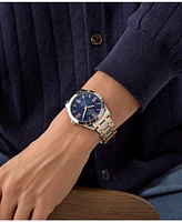 Guess Men's Analog Two-Tone Stainless-Steel Watch