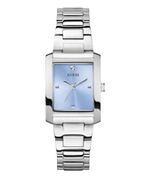 Guess Women's Analog Silver-Tone Stainless Steel Watch, 27mm