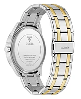 Guess Men's Analog Two-Tone Stainless-Steel Watch, 44mm