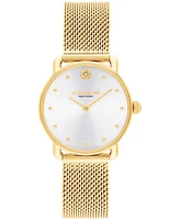 Coach Women's Elliot Gold Tone Stainless Steel Bracelet Watch, 28mm