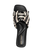 Marc Fisher Women's Orbit Knotted Flat Slide Sandals