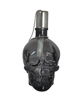 Grinning Skull Glass Tabletop Torches