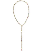 Kendra Scott 14k Gold-Plated Mixed Stone 19-2/5" Convertible Necklace