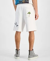 Hugo by Boss Men's Duold Relaxed-Fit Embroidered 8-1/2" Drawstring Shorts