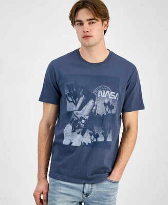 Sun + Stone Men's Nasa Regular-Fit Graphic T-Shirt, Exclusively at Macy's