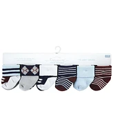 Little Treasure Baby Cotton Rich Terry Socks 24-Pack, Genius, 6-12 Months