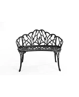 Cast aluminium bench