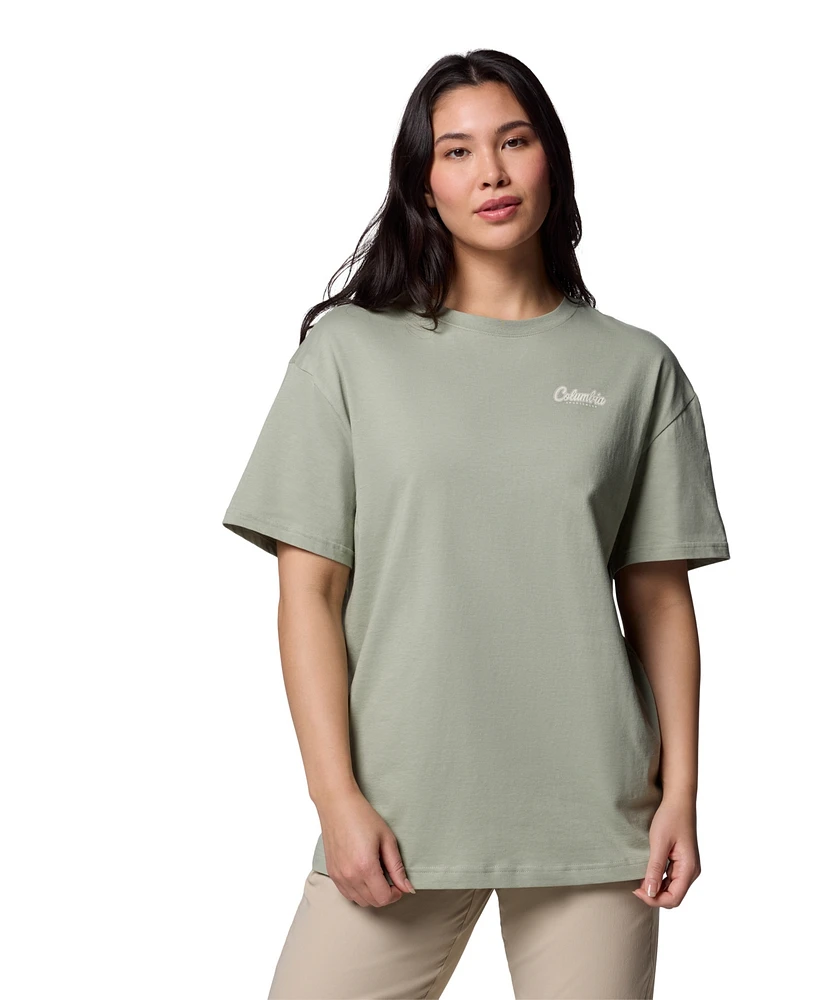 Columbia Women's Short Sleeve Graphic Oversized Top