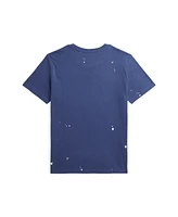 Polo Ralph Lauren Big Boys Pony Paint-Splatter-Print T-Shirt