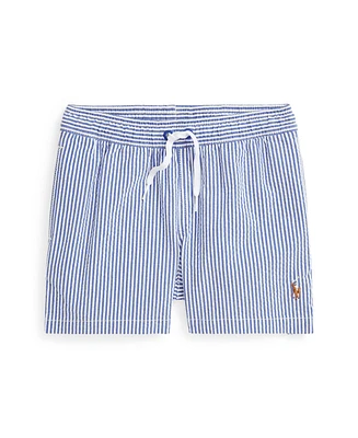 Polo Ralph Lauren Toddler and Little Boys Traveler Stretch Seersucker Swim Trunk