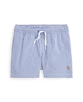 Polo Ralph Lauren Toddler and Little Boys Traveler Stretch Seersucker Swim Trunk