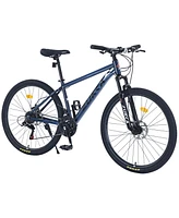 27.5 Inch Wheels 21 Speed Mountain Bike, for Men Women Boys and Girls, Front Suspension,Aluminum Alloy Frame