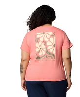 Columbia Plus Rolling Bend Graphic Short Sleeve Top