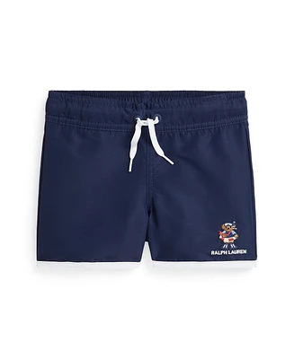 Polo Ralph Lauren Toddler and Little Boys Bear Swim Trunk